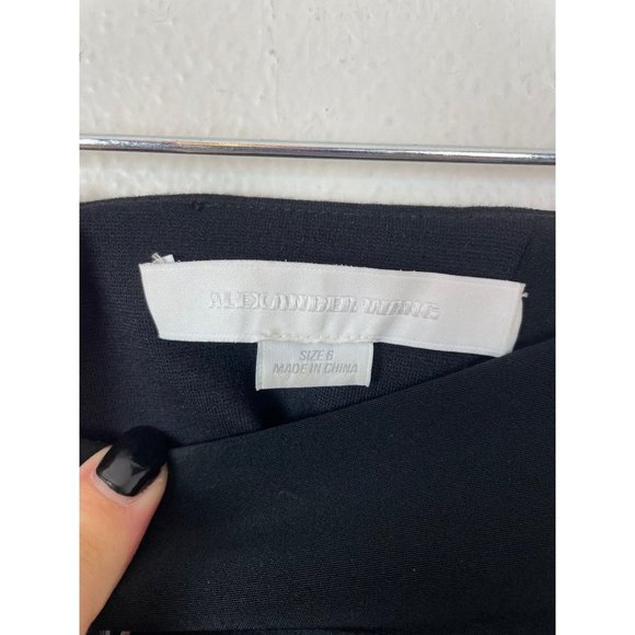 Alexander Wang Woman's Sz 6 Black Straight Pencil Skirt‎ Career Wear Office - Picture 3 of 6